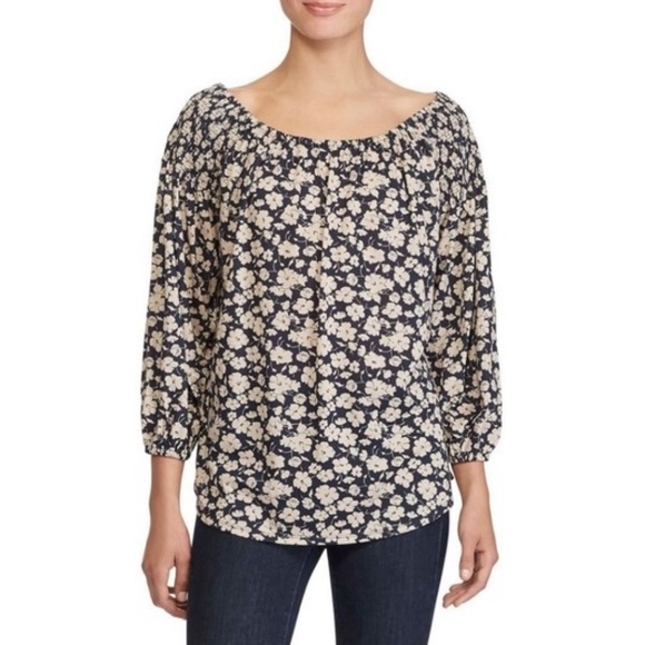 Ralph Lauren Tops - $ale✨NEW Ralph Lauren Floral BOHO Top L